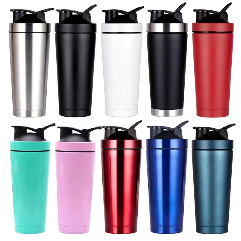 24oz Stainless Steel Insulated Fitness Gym Sports Shaker Cup Private Label School Water Bottle Shaker Bottles – Stainless Steel Shaker Bottle and Fitness Gym Sports Shaker Cup price