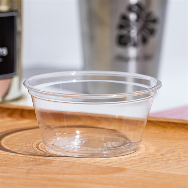 3.25oz Leak-Proof and Compact RPET Disposable Plastic Cup for Condiment Portioning – Plastic Cup and Disposable Cup price