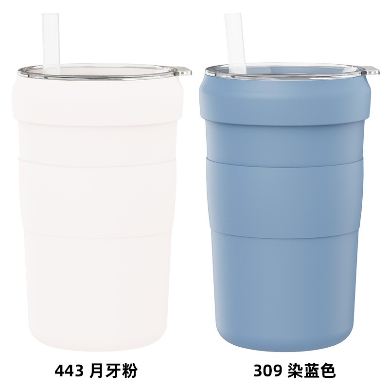 Custom Logo 18oz Solid Color Stock Tumbler with Silicone Double Wall Stainless Steel Travel Camping Tumbler Mug – Car Outdoor Tumbler and Stainless Steel Tumbler price