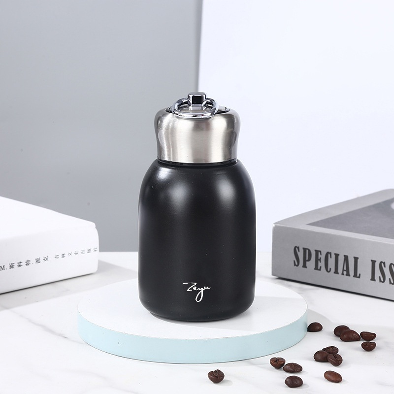 Custom Logo 300ml Small Capacity Cute Metal Water Bottle 304 Stainless Steel Vacuum Insulated Bottles – Coffee Mugs and Stanleys Coffee Mug price