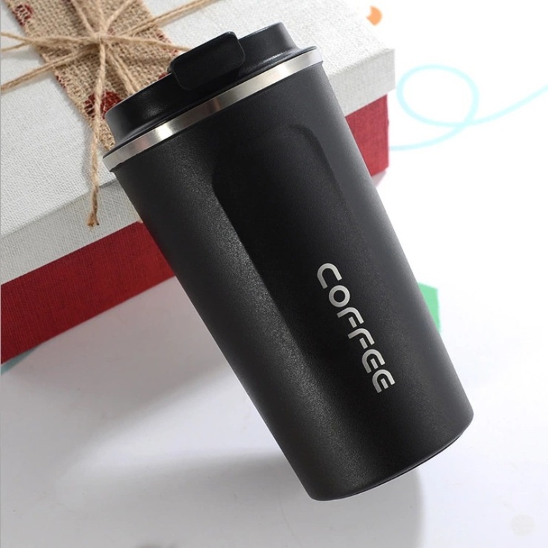Double Wall 304 Stainless Steel Thermos Cup Creative Business Coffee Mug Simple Portable Handy Water Bottle Car Cups Wholesale – Cup and Mug price