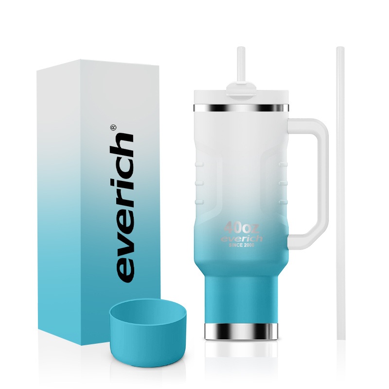 Everich Stainless Steel Water Tumblers Bottle for Home Office Car Travel, Keep Cold for 24 Hours, Leak Proof, BPA Free, SIP or Swig Lid – Vacuum Tumbler and Stainless Steel Mug price