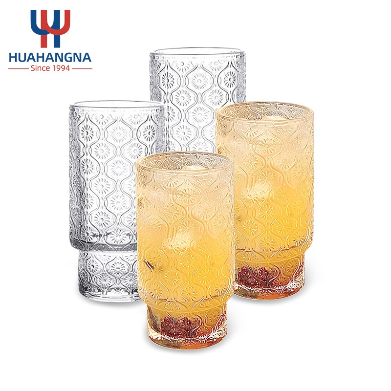 in Stock Juice Drink Cup Transparent Glass Coffee Mugs Cup – Drinking Glass and Water Glass price