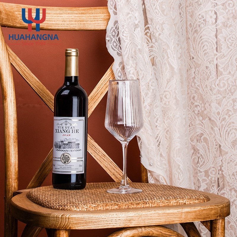 Luxury Ribbed Goblet Exquisite Hand-Blown Crystal Wine Glass – Wine Glass and Crystal Glass price