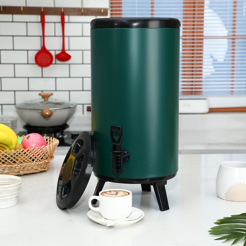 Milk Tea Bucket Wide Mouth Cooler Insulated Coffee Water Drinks Dispenser Thermos Barrel Water Jug Bucket Coffee Bucket Ice Bucket List – Milk Tea Bucket and Vacuum Flask price