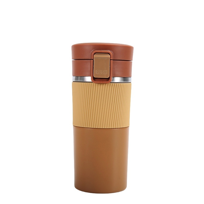 New Style 380ml Stainless Steel Thermos Coffee Cup Stylish Travel Coffee Mug Double Walled Thermal Vacuum Flask with Lid – Thermos Coffee Cup and Travel Coffee Mug price