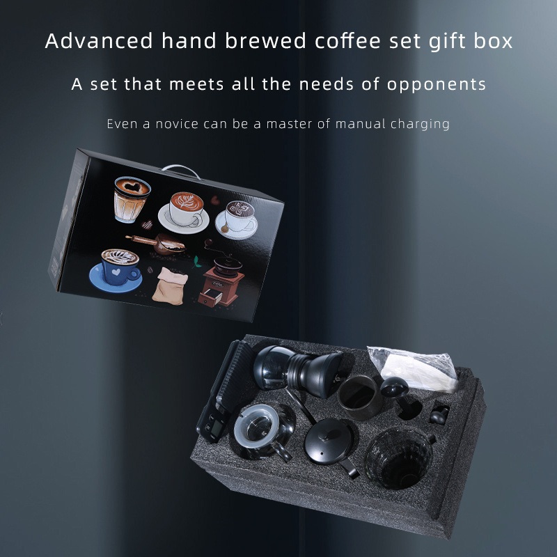 Premium Hand Drip Coffee Set – Ceramic Cup, Grinder & Scale Gift – Barista Set and V-Shaped 60 Dripper price