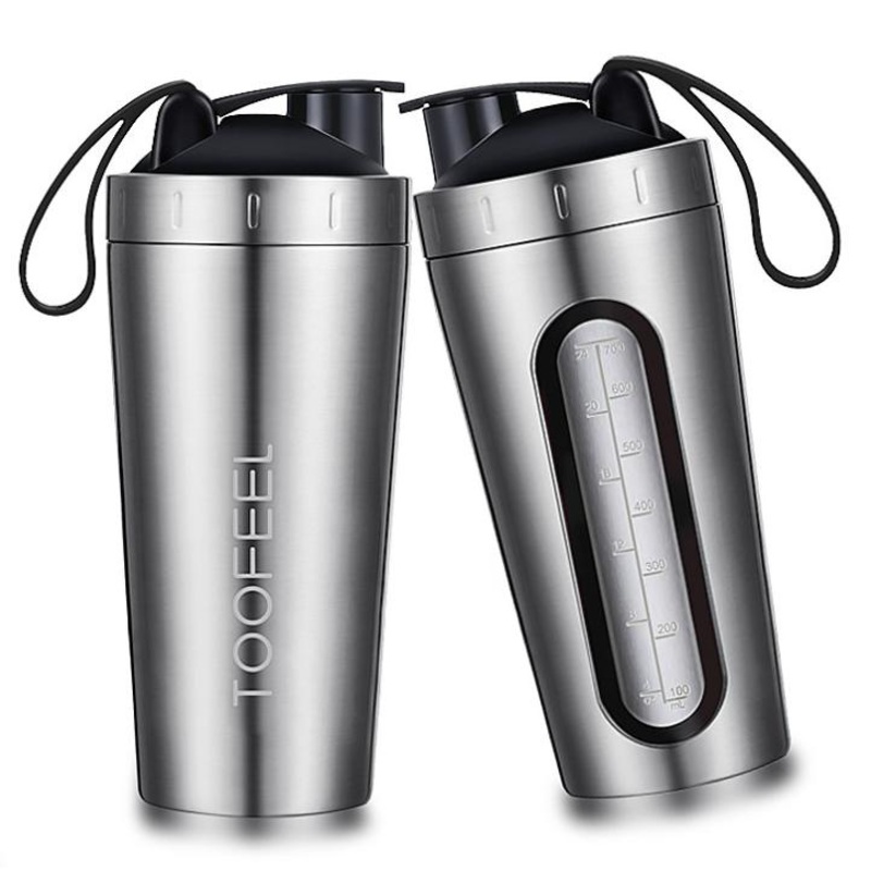 Rhong Stainless Steel Shaker Cups for Protein Shakes Leak Proof BPA Free Stainless Steel Shaker – Mug and Bottle Water price