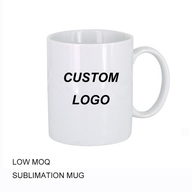 Sublimation Custom Logo Color Changing Print 11oz Simple White Coffee Cups Magic Ceramic Mug White to Sublimate – Sublimation Gold Inner Mug and Coffee Mug Sublimation Thermos price