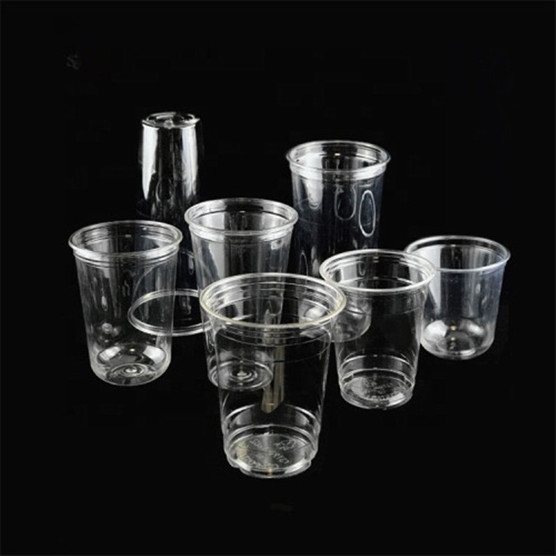 Take Away Disposable PLA Plastic Cups with Logo Lids – PLA and PLA Cup price