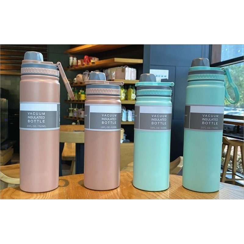 Wholesale New Candy Color Large Capacity Sport Pot Straight Drink Double Wall Stainless Steel Cup Portable Cup – Drinkware and Vacuum Flasks price