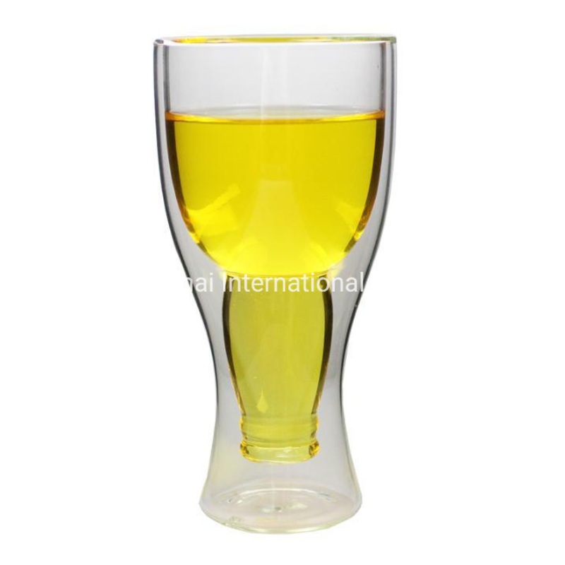 Wholeseal Double Wall Personality Glass Cup / Beer Glass – Glass Bottle and Glass Cup price