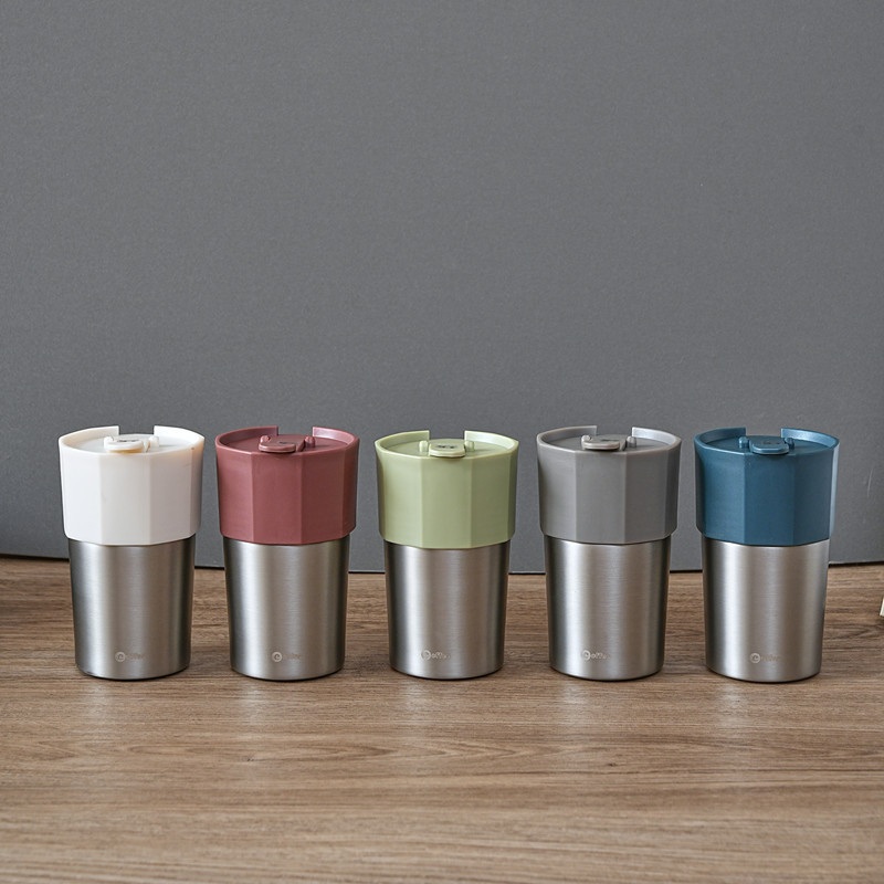 300ml Portable Stainless Steel Double Wall Insulated Coffee Mug with Flip Lid – Coffee Mug and Stainless Steel Coffee Mug price