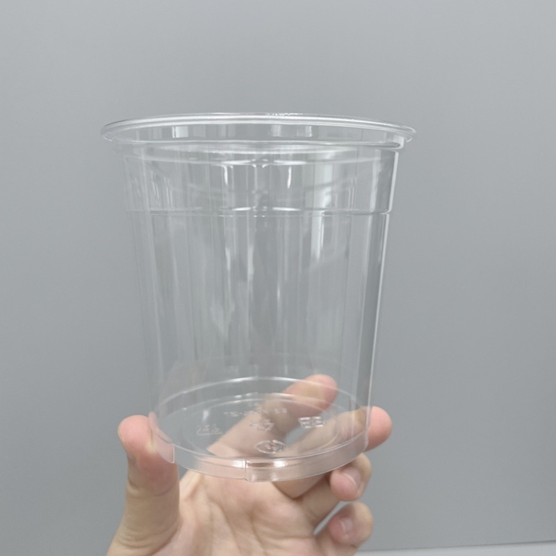 7oz Haokelao PP Pet PLA Clear Milkshake Cups Plastic Fruit Cold Cups Plastic Cups with Lids – Plastic Cup and Disposable Cup price