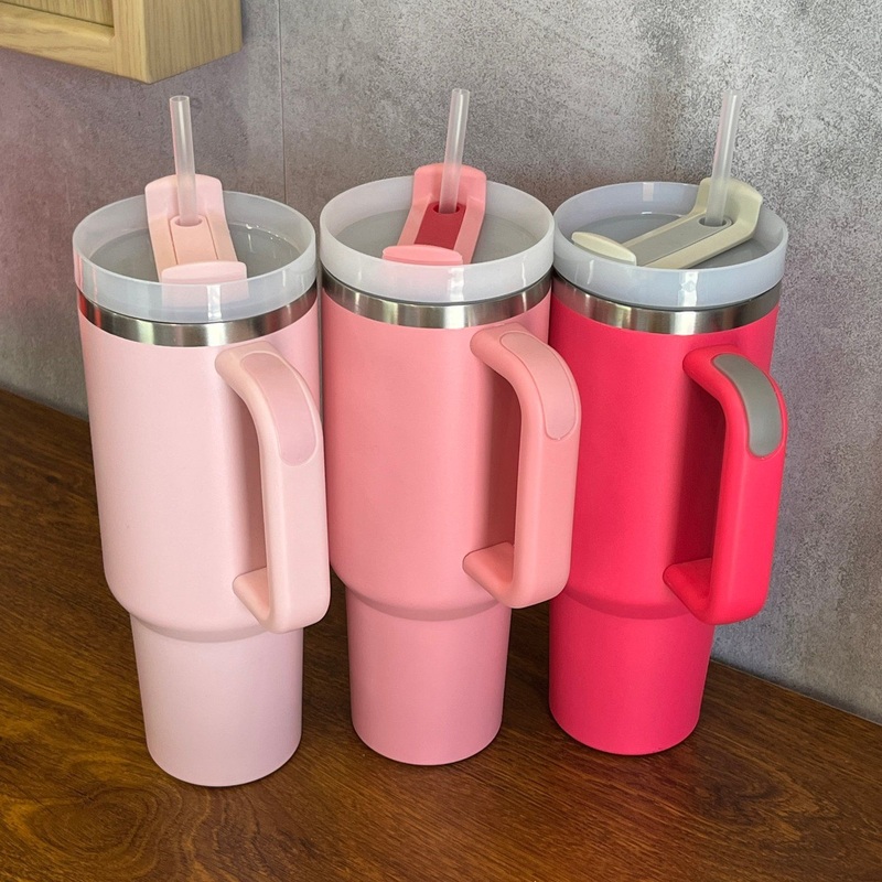 Adventure Stainless Steel Coffee Mug Customized 40oz Travel Tumbler with Handle Lids and Straw – 40oz Tumbler Cup and Rainbow Tumbler 40oz price