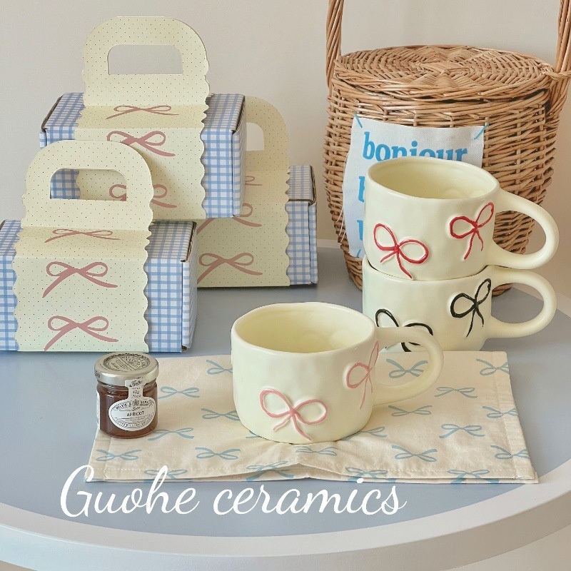 Elegant Butterfly Knot Ceramic Mug for Coffee and Tea Lovers – Butterfly Mug and Knot Mug price