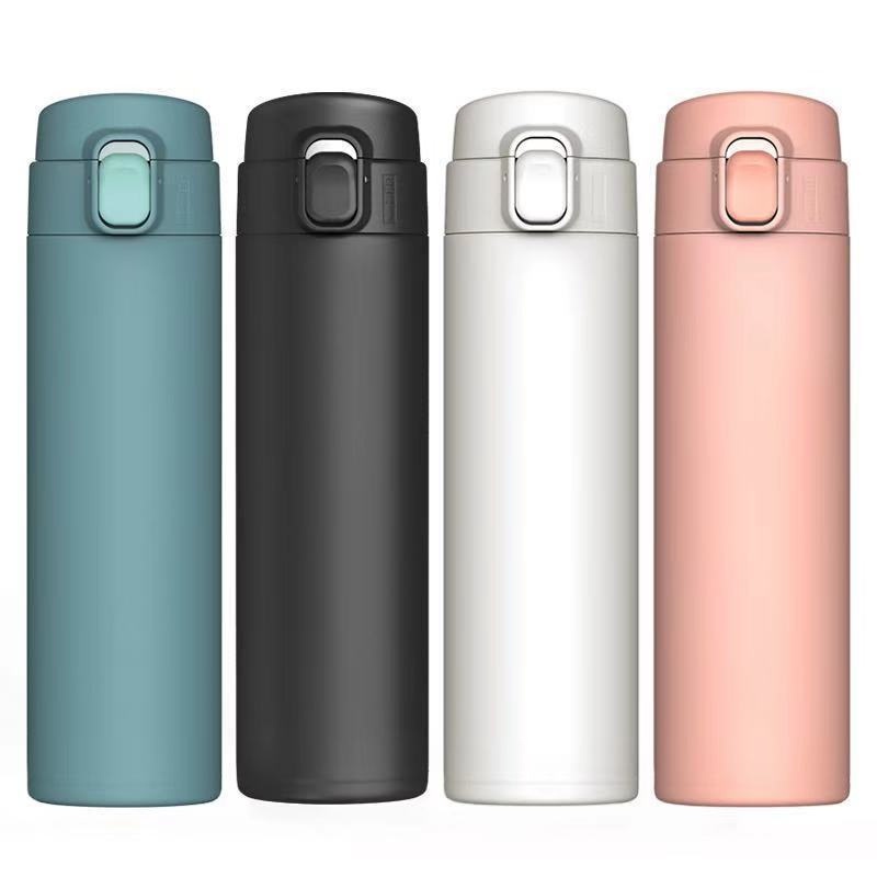 One Touch Open Stainless Steel Water Bottle Double Wall Tumbler Insulated Business Thermo Gift Cup – Stainless Bottle and Customtravel Stainless Steel Coffee Mug price