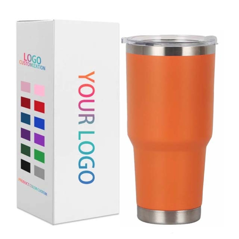 USA Warehouse Wholesale Travel Cups Double Wall Vacuum Insulated Stainless Steel Coffee Tumbler with Lid – Travel Tumbler and Tumbler Stainless Steel price
