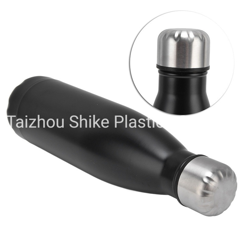 Wholesale BPA Free Sports Water Bottle Double Wall Custom Logo Drink Stainless Steel 500ml Cola Shaped Water Bottle – Double Walled Cola Shape and 500ml Water Bottle price