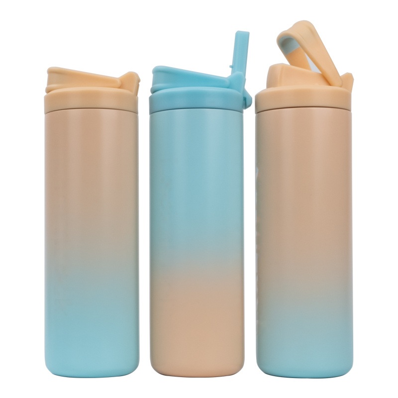 Wide Mouth 18oz 30oz Insulated Stainless Steel Water Bottle with 3 Lids – Water Bottle and Stainless Steel Water Bottle price