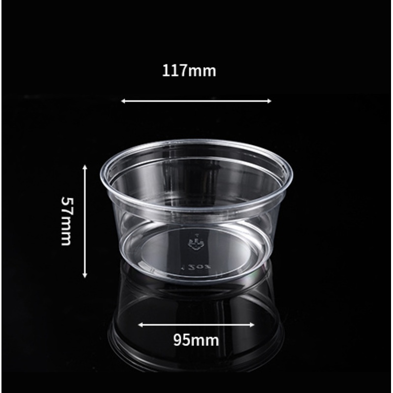 12oz-117mm Disposable Pet Plastic Salad Bowl Deli Cup Packaging for Individual Use – Plastic Cup and Disposable Cup price