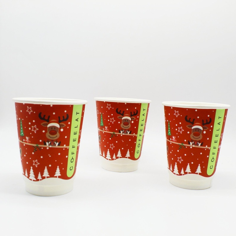 12oz Fine Workmanship Flexo Printing Custom Design Double Wall Paper Cup – Double Insulated Paper Cups and Custom Design Double Wall Paper Cup price