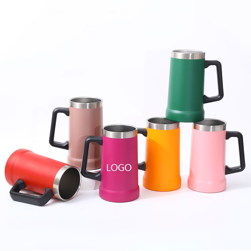 Brazil Hotsale Stainless Steel Double Wall Insulated Beer Mug with Handle – Beer Mug and Handle Tumbler price