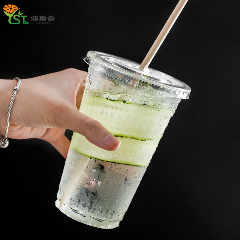 China Factory PLA Cup Disposable Cups PLA Drinking Cup Custom PLA 100% Compostable Clear Plastic – PLA Custom Cup and Sauce PLA Cup price