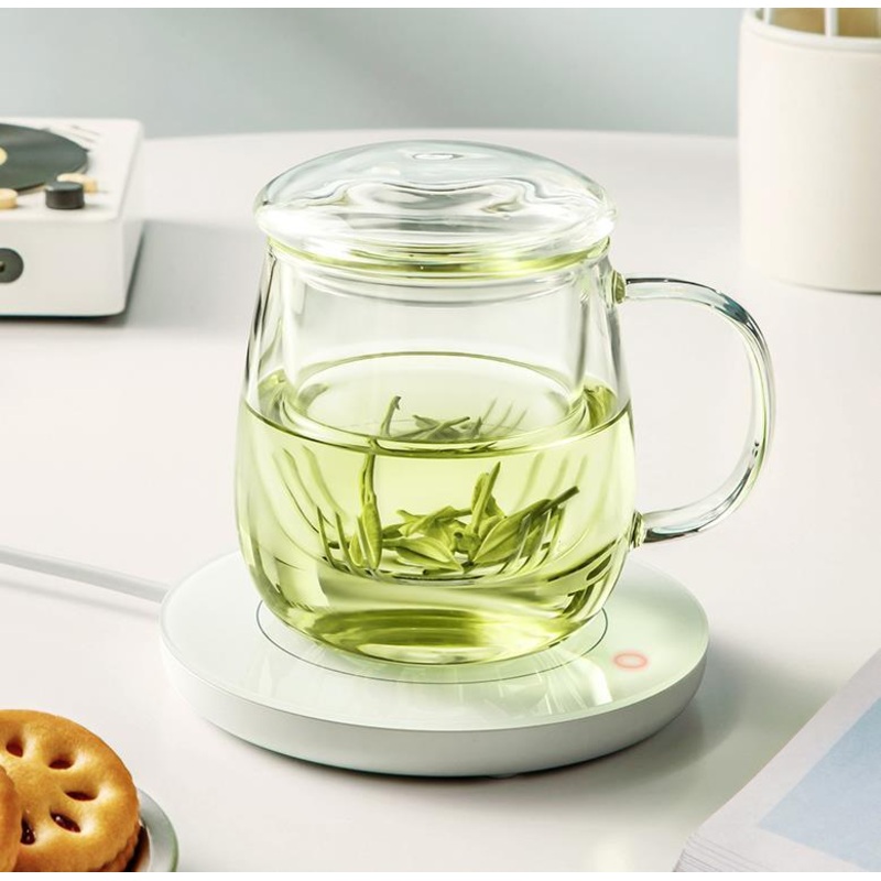 Clear Glass Mug Tea Cup with Glass Infuser Lid for Loose Tea Bag, Glass Mug with Lid Tea Infuser Mug Glass – Glassware and Mug price