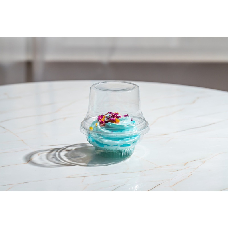 Custom Logo Clear Disposable Pet Single Wall Plastic Cups with Lids for Desserts for Cake Ice Cream Yogurt More – Plastic Cup and Disposable Cup price