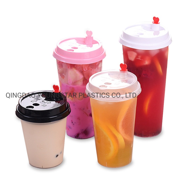 Eco 500ml 16oz 22oz 12oz Custom Clear Disposable Plastic PP U Shape Boba Bubble Milk Tea Cup with Lids – Single Wall Paper Cup and Double Wall Paper Cup price