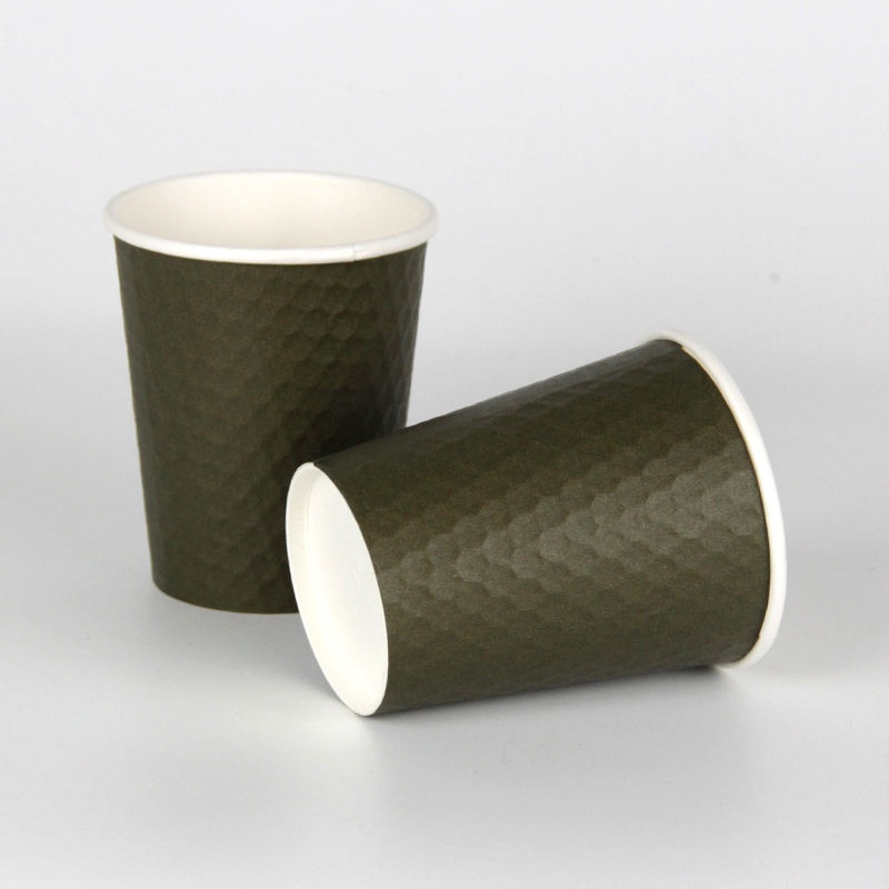 Eco-Friendly Customized Beverage Ripple Wall Paper Cups 16oz – Paper Drinking Cup and Paper Cup price
