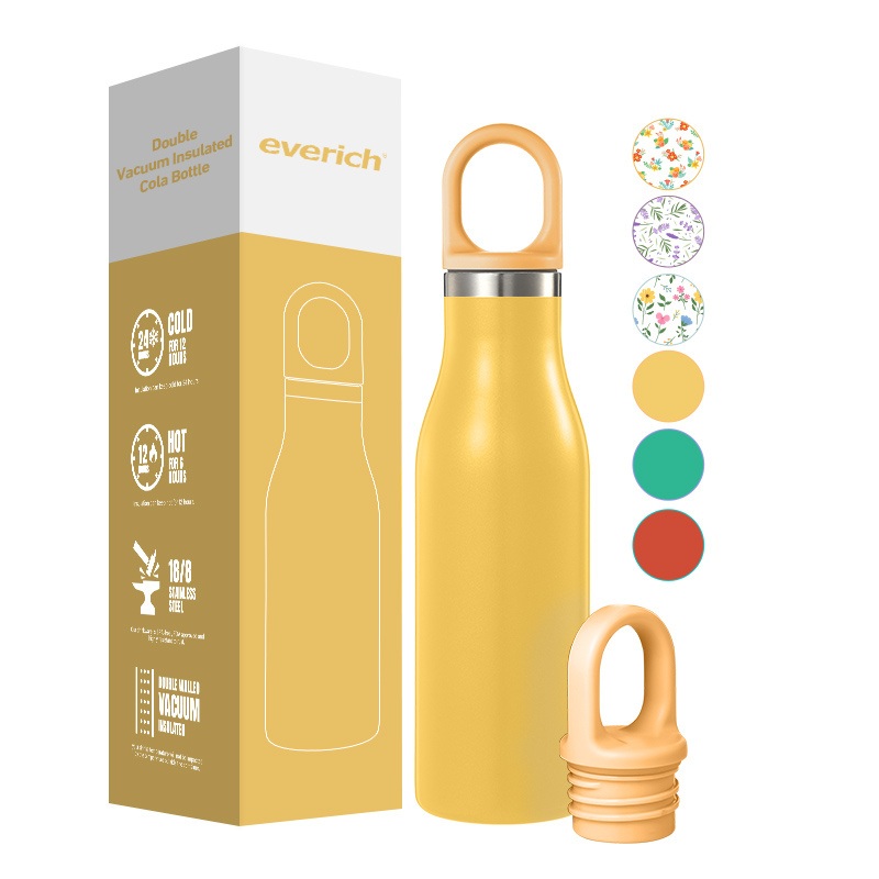 Eco-Friendly with Free From Condensation Double Wall Vacuum Insulated Water Bottle with Handle Lid – Stainless Steel Water Bottle and Water Bottle price