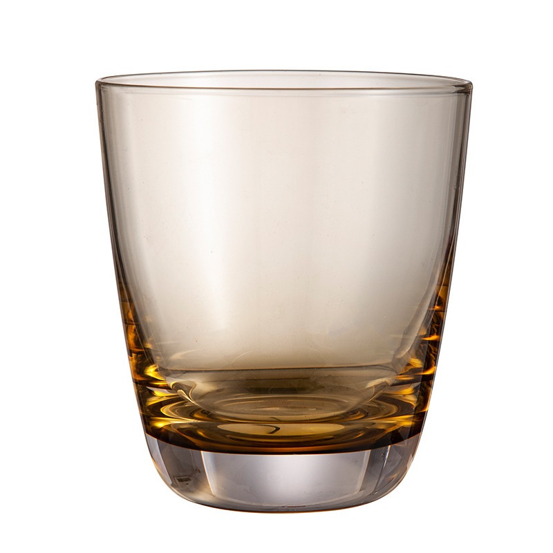 Transparent Glass Color Cup, Multi-Color Tea Cup – Glass Bottle and Water Glass price
