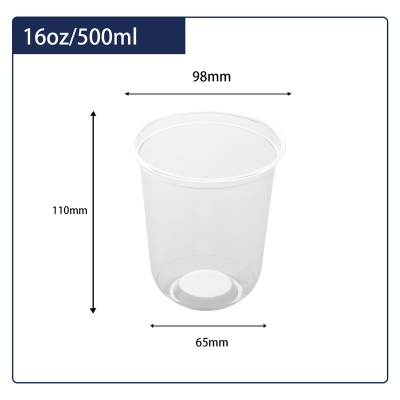 16oz 98mm Take Away Coffee Juice Beverage Drink Milk Pet Cups – Plastic Cup and Disposable Cup price