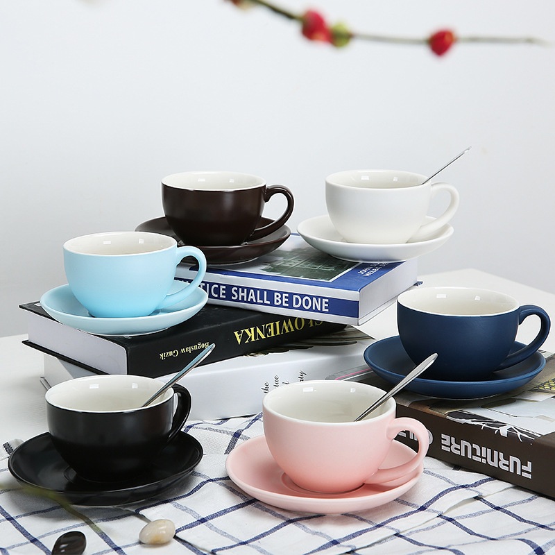 200ml Porcelain Tea Coffee Cup Ceramic Mug with Handle – Ceramic Cup and China Cup price