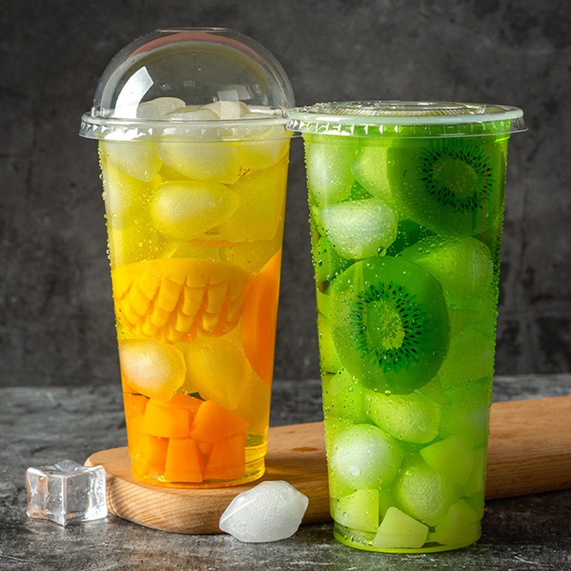 95mm Disposable Bubble Boba Milk Tea Lemonade PP 700ml Plastic Cup – Plastic Cups and Disposable Plastic Cup price