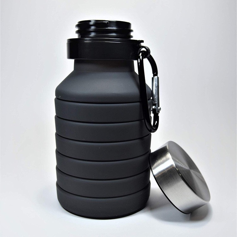 BPA Free Silicone Folding Bottle Collapsible Water Bottle for Camping Travel – Foldable Water Bottle and Collapsible Water Bottle price