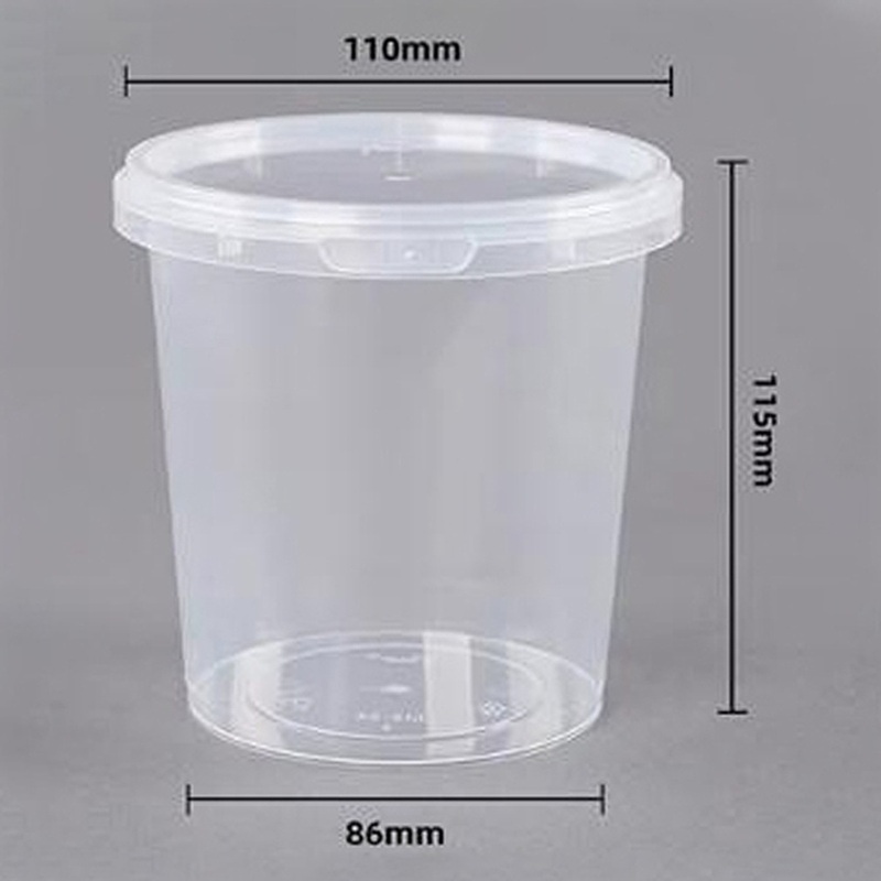 Eco Friendly Disposable Locking Cup Clear Sealed Cup with Lid – Locking Soup Cup and Soup Cup price