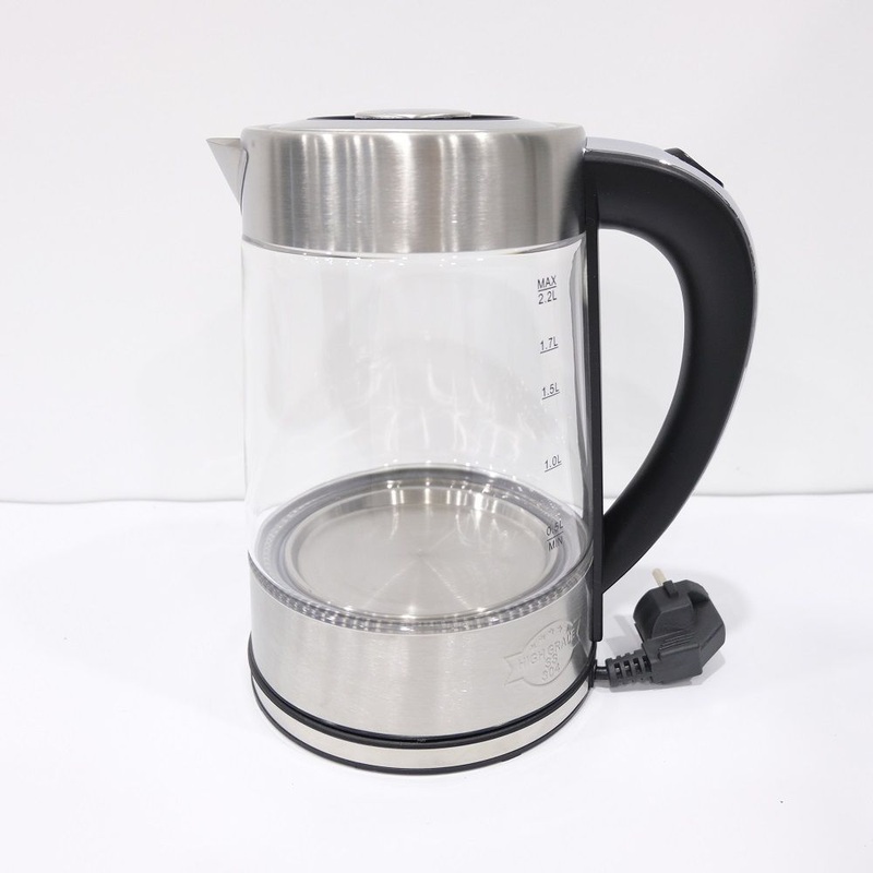 Electric Kettle Commercial Electric Water Glass Kettle with Automatic Switch off Function – Glass Kettle and High Borosilicate Glass price
