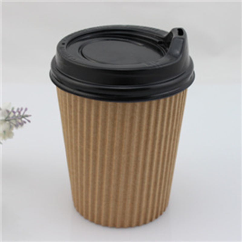 Wholesale Hot Drink Disposable Ripple Wall Paper Cup – Ripple Paper Cup and Disposable Paper Cup price