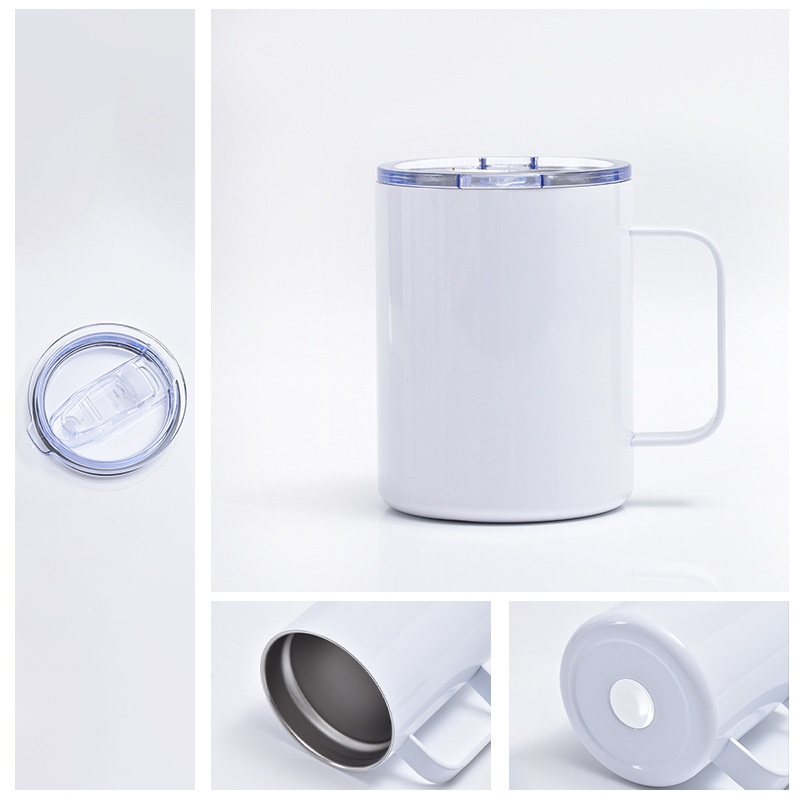 12oz Sublimation Blank White Stainless Steel Insulated Coffee Mug Tumbler with Handle – 12oz Coffee Mug and Sublimation Coffee Cup price