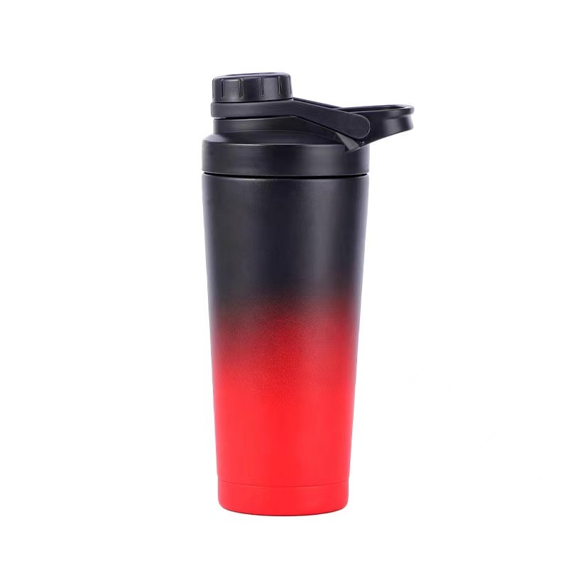 750ml Double Wall Stainless Steel Tumbler Modern Design with Lid Vacuum Insulated Protein Shaker Bottle Mixer for Gym Travel – Water Bottle and Gym Bottle price