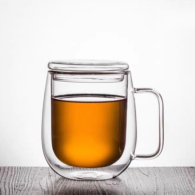Amazon Best Seller Custom Logo Drinking Heat Resistant Double Wall Glass Water Cup for Coffee Espresso Cappuccino Latte Beverage Glass Water Mug – Coffee Cups and Tea Cup price