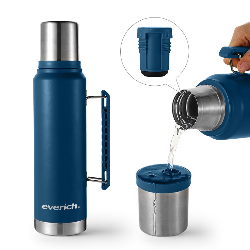 Classic 304 Double-Wall Vacuum Flask, 1200ml, Double Lid Design Double-Layer Temperaturelock, Sealed and Leak-Proof – Vacuum Flask and Water Bottle price