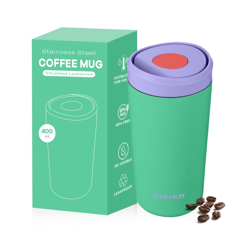 Everich 400ml Double-Wall Vacuum Insulated Coffee Mug Picnic&Picnic – Coffee Mug and 400ml Coffee Mug price
