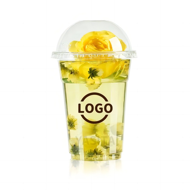 Factory Supply Disposable Pet Glassy Juice Cup Take Away Clear Custom Cups – Custom Cups and Clear Custom Cups price