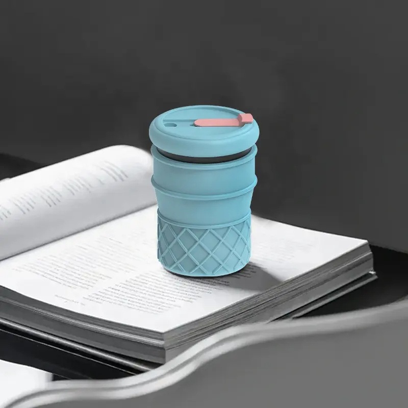 Luxury Reusable Silicone Travel Coffee Cups Mug with Silicone Sleeve – Water Bottle and Sprot Water Bottle price