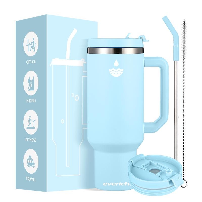 Modern Tumbler Stainless Steel Double Wall Handle 40oz Cup with Straw – Cup and Handle 40oz Cup price