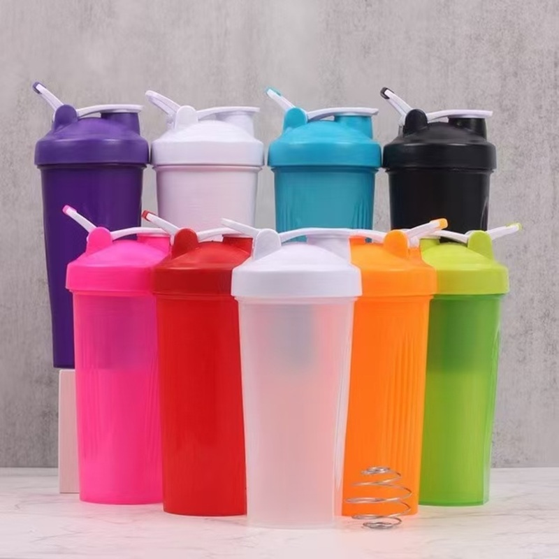 Original Colorful Fitness BPA Free Plastic Whey Protein Shaker Bottle Gym Blender Shaker Cup for Sports Water – Shaker Bottles and Gym Bottles price
